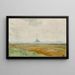 La baie du Mont-Saint-Michel avec le rocher de Tombelaine - Alexandre Séguier — oprawiony obraz na ścianie