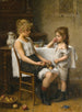 Wybierz jabłka - Alexei Harlamoff — widok dzieła