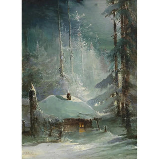 Alexei Kondratievich Savrasov - Hut in a wintry forest Object type painting.webp