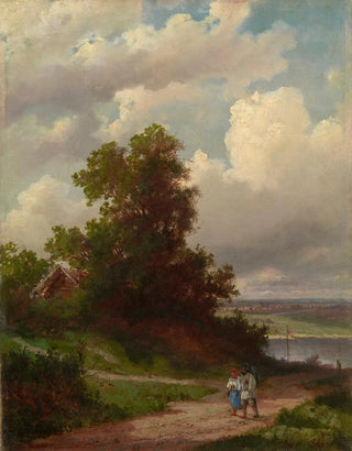 Alexei Kondratievich Savrasov - Road by the Volga river.webp
