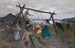 La balançoire du village - Alexei Stepanovich Stepanov — widok dzieła