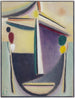 Tête abstraite Noir Jaune Violet - Alexej von Jawlensky — widok dzieła