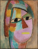 Tête mystique - Alexej von Jawlensky — widok dzieła