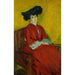 Reprodukcja obrazu Portret pani Gindus - Alexej von Jawlensky