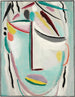Les sauveurs font face au martyr - Alexej von Jawlensky — widok dzieła
