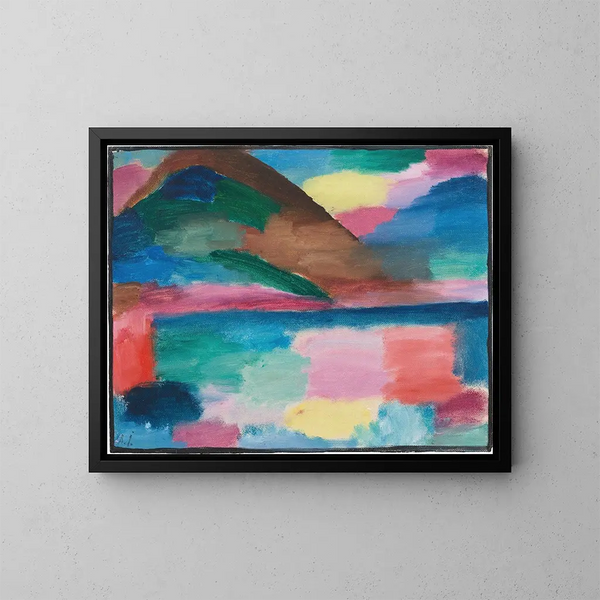 Letni dzień w Asconie - Alexej von Jawlensky — oprawiony obraz na ścianie