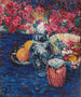Martwa natura z kwiatami i owocami - Alexej von Jawlensky — widok dzieła