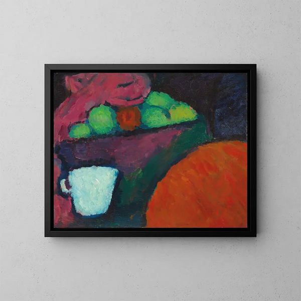 Martwa natura z filiżanką - Alexej von Jawlensky — oprawiony obraz na ścianie