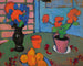 Martwa natura z kwiatami i pomarańczami - Alexej von Jawlensky — widok dzieła