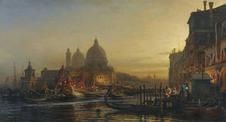 Alexey Petrovich Bogolyubov - The Eve Of The Celebration Santa Maria Della Salute Venice.webp