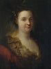 Mademoiselle Duclos Marie-Anne de Châteauneuf 1670-1748 zwana członkinią Societé de la Comédie Française - Alexis Grimou — widok dzieła