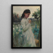 Reprodukcja obrazu Młoda dziewczyna w ogrodzie - Alfred Augustus Glendening