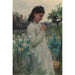 Reprodukcja obrazu Młoda dziewczyna w ogrodzie - Alfred Augustus Glendening