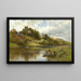 Belaugh na Bure, Norfolk - Alfred Augustus Glendening — oprawiony obraz na ścianie