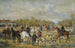 Le Départ pour la chasse - Alfred Decaen — widok dzieła