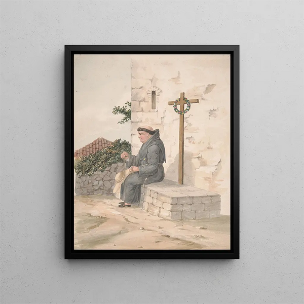 Brata Franciszkanina - Alfred Diston — oprawiony obraz na ścianie