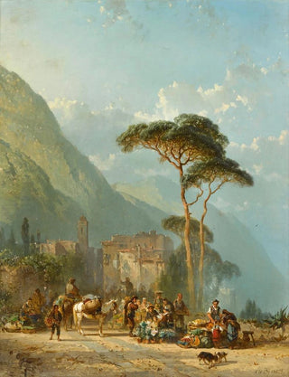 Alfred Eduard Agenor de Bylandt - Market day Cannobio.webp