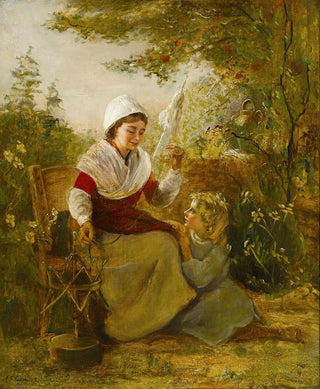 Alfred Fowler Patten - A portrait of a mother and child.webp