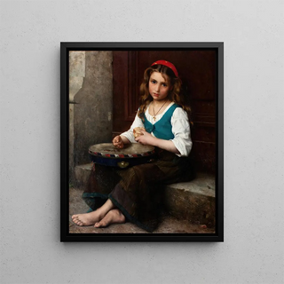Wiejski - Alfred Guillou — oprawiony obraz na ścianie
