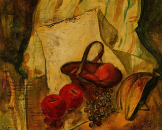Alfred Henry Maurer - Still Life of Fruit in a Basket.webp