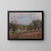 Bougival - Alfred Sisley — oprawiony obraz na ścianie