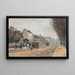 Boulevard Héloïse - Alfred Sisley — oprawiony obraz na ścianie