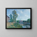 Le Loing à Moret - Alfred Sisley — oprawiony obraz na ścianie