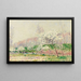 Les pommiers en fleurs - Alfred Sisley — oprawiony obraz na ścianie