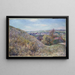 na wzgórzach Moret pewnego porannego wiosennego dnia - Alfred Sisley — oprawiony obraz na ścianie