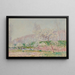 Pommiers en fleurs - Alfred Sisley — oprawiony obraz na ścianie