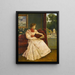 Chez soi - Alfred Stevens — oprawiony obraz na ścianie
