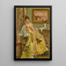 Coquetterie - Alfred Stevens — oprawiony obraz na ścianie