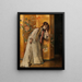 Curieux - Alfred Stevens — oprawiony obraz na ścianie