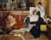 W pracowni - Alfred Stevens — widok dzieła