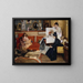 W pracowni - Alfred Stevens — oprawiony obraz na ścianie