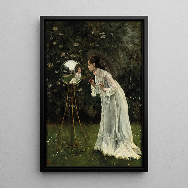 Reprodukcja obrazu La boule argentée - Alfred Stevens