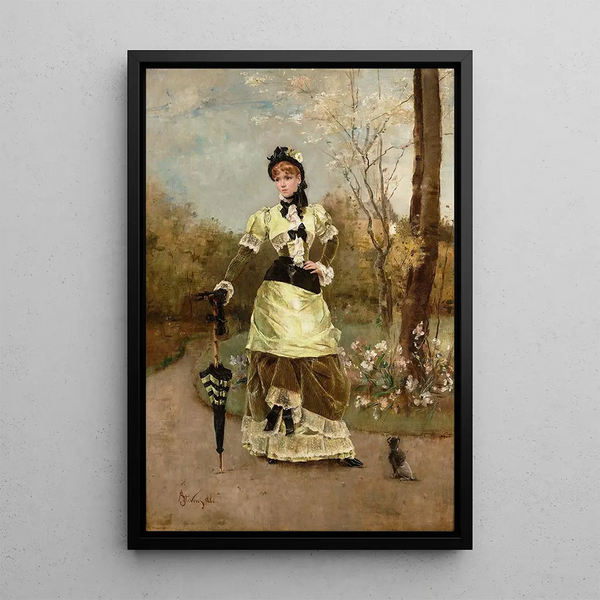 Reprodukcja obrazu La Parisienne - Alfred Stevens