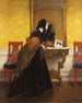 Le bouquet - Alfred Stevens — widok dzieła