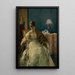 Zakochany - Alfred Stevens — oprawiony obraz na ścianie