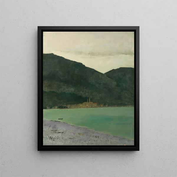 Menton prawie noc 2. wydanie - Alfred Stevens — oprawiony obraz na ścianie