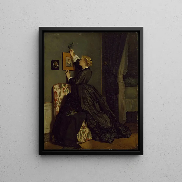 Niedziela Palmowa - Alfred Stevens — oprawiony obraz na ścianie