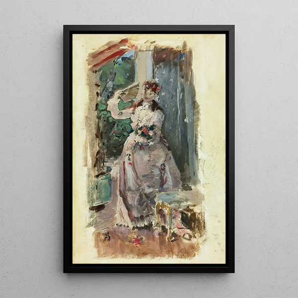Reprodukcja obrazu Le coin du balcon - Alfred Stevens