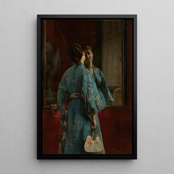 Reprodukcja obrazu Le kimono japonais - Alfred Stevens