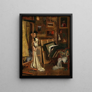 Alfred Stevens - The Psych My Studio.webp