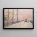 Le Faubourg sous la neige ou Scène de rue en hiver - Alfred William Finch — oprawiony obraz na ścianie