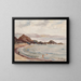 La plage de Looen - Alfred William Finch — oprawiony obraz na ścianie
