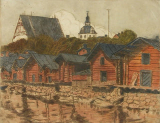 Rivages de Porvoo - Alfred William Finch — widok dzieła
