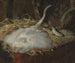 Martwa natura z płaszczką i śledziem - Alfred William Finch — widok dzieła