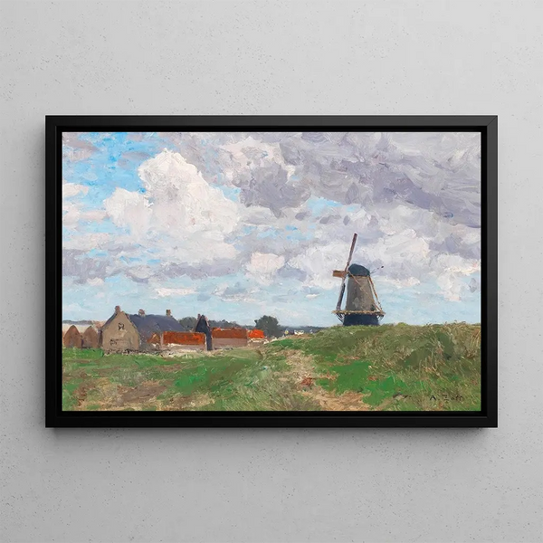 Alfred Zoff - A windmill in Vlissingen.webp
