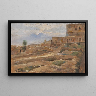 Alfred Zoff - Blick auf Castel Sant Elmo.webp